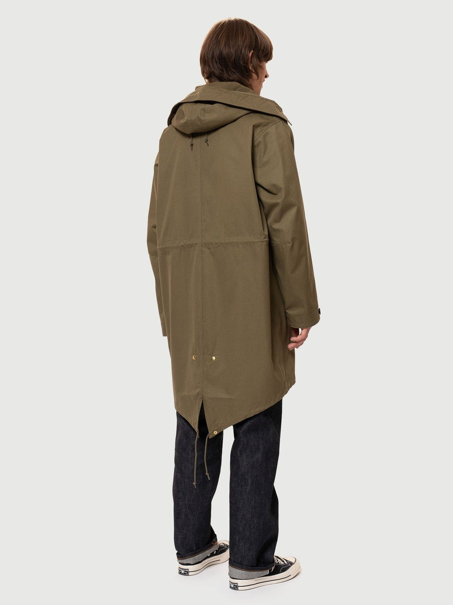 Khaki parka sale jacket