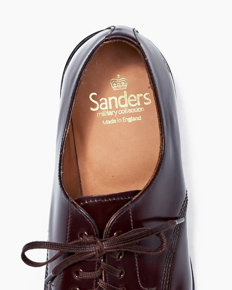 Sanders】MILITARY DERBY SHOES BROWN – Blue Beach Denim