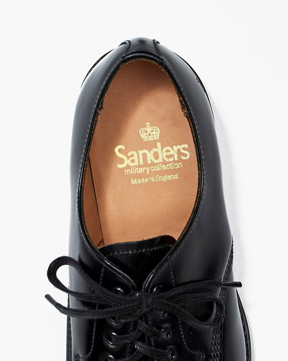 【Sanders】MILITRAY OFFICER SHOES BLACK