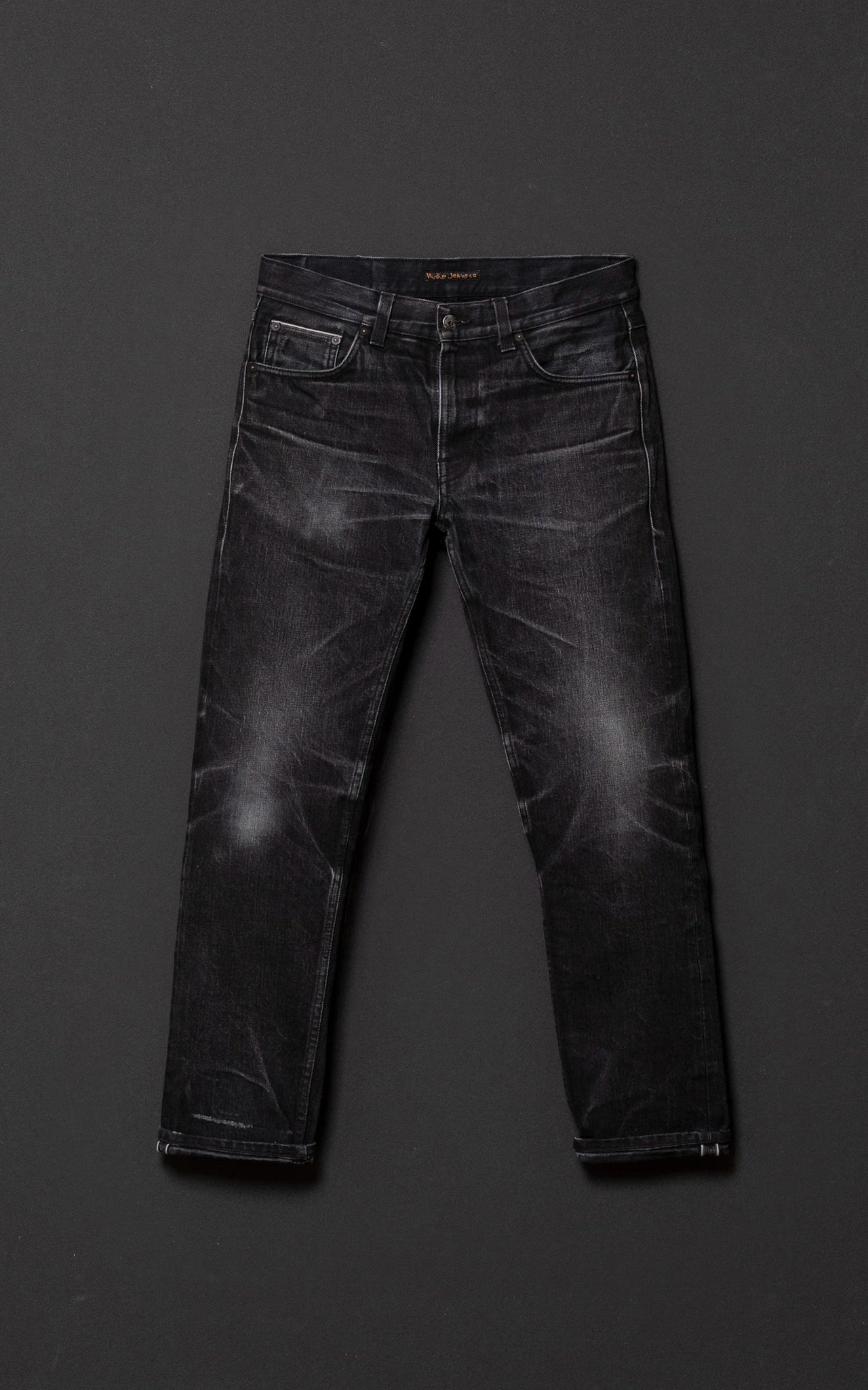 Nudie Jeans】Gritty Jackson Black Rainbow – Blue Beach Denim