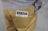 【Benzak Denim Developers】BC-04 RELAXED CHINO 8.5 oz. aged bronze brown sateen twill / 寬鬆錐形 古銅卡其色 薄款軍用沙丁布