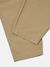 【Universal Works】Pleated Track Pant Sand Organic Utility Cotton 極細緻棉布寬鬆直筒