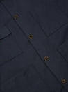 【Universal Works】Dockside Overshirt Navy Cotton/Wool Twill 棉毛混紡細緻斜紋休閒夾克