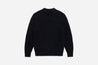 【3sixteen】V⁠-⁠Neck Cardigan Earth Boucle Alpaca Black 羊駝毛圈圈紗V領開襟衫