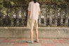 【Universal Works】Road Shirt In Sand Saturday Viscose / 沙色 人造絲復古印花 50年代開領短袖