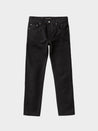 【Nudie Jeans】Gritty Jackson Dry Black YD 12.5 oz 復刻中腰直筒牛仔褲