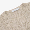 【Inis Meáin】Patented Aran Crew Neck Natural Beige 原毛米色喀什米爾專利阿蘭毛衣