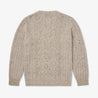 【Inis Meáin】Patented Aran Crew Neck Natural Beige 原毛米色喀什米爾專利阿蘭毛衣