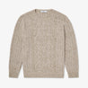 【Inis Meáin】Patented Aran Crew Neck Natural Beige 原毛米色喀什米爾專利阿蘭毛衣