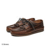 【Yuketen】Blucher with Kiltie with Camp Sole Brown Chromexcel 茶芯咖啡色流蘇莫卡辛平底帆船鞋