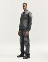 【DENHAM】Dagger Work Jacket Phantom Black Selvedge Repair 工匠復刻重度補釘破壞牛仔夾克