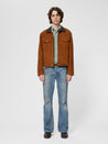 【Nudie Jeans】Danny Suede Jacket Tobacco 菸草橘山羊麂皮復古牛仔夾克