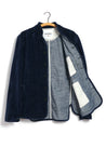 【Hansen Garments】ERLING QUILTED WORK JACKET VELVET INDIGO 藍染天鵝絨