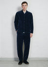 【Hansen Garments】ERLING QUILTED WORK JACKET VELVET INDIGO