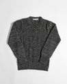 【Inis Meáin】100% Cashmere Aran Sweater Charcoal Fleck 碳黑純喀什米爾阿蘭毛衣