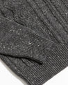 【Inis Meáin】Cashmere Ridges Aran Sweater Slate Fleck 頁岩灰喀什米爾阿蘭毛衣