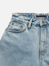 【Nudie Jeans】Maeve Shorts Sunny Blue / 天藍石洗 有機棉 女款寬鬆短版短褲