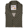 【Naked & Famous】Aloha Shirt Weave Print Green 復古織紋印花短袖襯衫