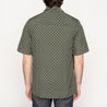 【Naked & Famous】Aloha Shirt Weave Print Green 復古織紋印花短袖襯衫