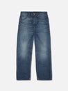 【Nudie Jeans】Tuff Tony 00s Wash 千禧復古藍高腰寬版直筒褲