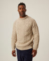 【Peregrine】Hudson Aran Sweater Skiddaw 稻桿色阿蘭毛衣