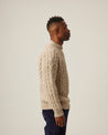 【Peregrine】Hudson Aran Sweater Skiddaw 稻桿色阿蘭毛衣