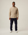 【Peregrine】Hudson Aran Sweater Skiddaw 稻桿色阿蘭毛衣