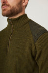 【Peregrine】Foxton Quarter Zip Sweater Olive 