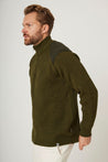 【Peregrine】Foxton Quarter Zip Sweater Olive 福克斯頓橄欖綠狩獵半開領毛衣