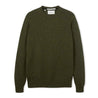 【Peregrine】Makers Stitch Crew Sweater Olive 綠色水洗美麗諾圓領毛衣