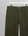 【WAX London】Santo Cargo Trousers Khaki Herringbone