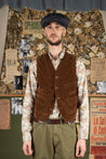 【Scarti-Lab】Work Vest 403 SN814 Brown Corduroy 咖啡色燈芯絨背心