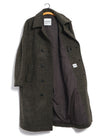 【Hansen Garments】SIGURD LONG LINED WOOL COAT BROWN TWEED