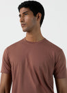 【Sunspel】Riviera T-Shirt Brown 淺棕色頂級匹馬棉蔚藍海岸短袖素Tee