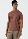 【Sunspel】Riviera T-Shirt Brown 淺棕色頂級匹馬棉蔚藍海岸短袖素Tee