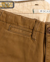 【Scarti-Lab】Chinos 133 SG506 Garbadine Tan 水洗褐色卡其斜紋直筒長褲