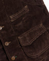 【Scarti-Lab】Work Vest 403 SN814 Brown Corduroy 咖啡色燈芯絨背心