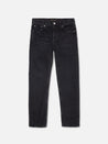 【Nudie Jeans】Solid Ollie Black Steel 黑色水洗修身中小直筒牛仔褲