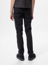 【Nudie Jeans】Solid Ollie Black Steel 黑色水洗修身中小直筒牛仔褲