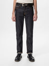 【Nudie Jeans】Solid Ollie Dry Japan Selvage 旗艦日本原色布邊修身中小直筒牛仔褲