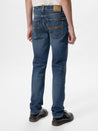 【Nudie Jeans】Solid Ollie Wild Blue 曠野藍修身中小直筒牛仔褲