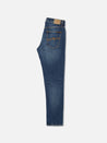 【Nudie Jeans】Solid Ollie Wild Blue 曠野藍修身中小直筒牛仔褲