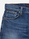 【Nudie Jeans】Solid Ollie Wild Blue 曠野藍修身中小直筒牛仔褲