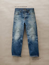 【Nudie Jeans】Tuff Tony Dry Ace Selvage 黑桃A布邊高腰寬版直筒褲