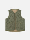 【Universal Works】Reversible Military Liner Gilet Diamond Quilt 鑽石形衍縫雙面背心