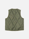 【Universal Works】Reversible Military Liner Gilet Diamond Quilt 鑽石形衍縫雙面背心