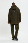 【Baracuta】Waxed Duffle Coat Deep Moss 上蠟粗呢外套深苔綠