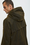 【Baracuta】Waxed Duffle Coat Deep Moss 上蠟粗呢外套深苔綠