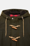 【Baracuta】Waxed Duffle Coat Deep Moss 上蠟粗呢外套深苔綠