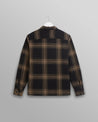 【WAX London】Whiting Overshirt Black/Beige Zap Check